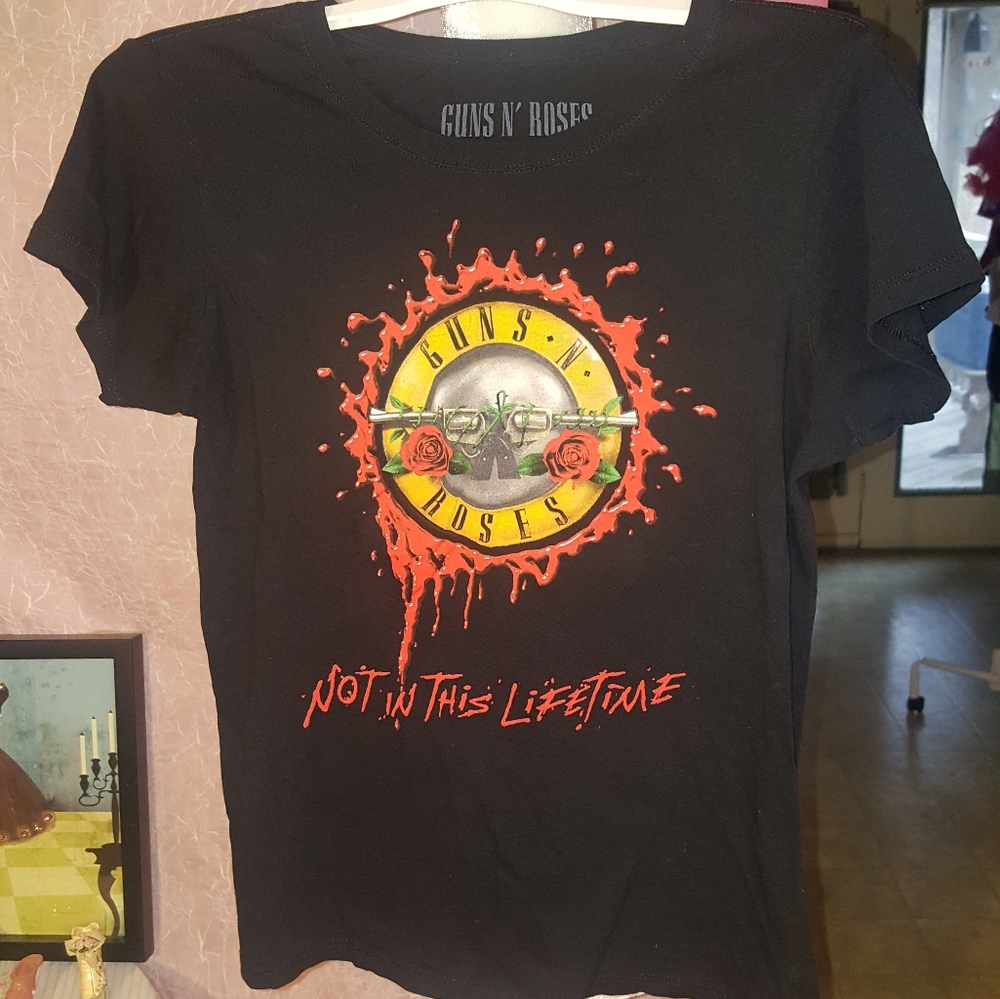 Vintage Guns N' Roses T-Shirt Top Music